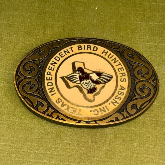 cd hit Other - Vintage Texas Independent Bird Hunters, Association, Belt, Buckle, Cd Hit​